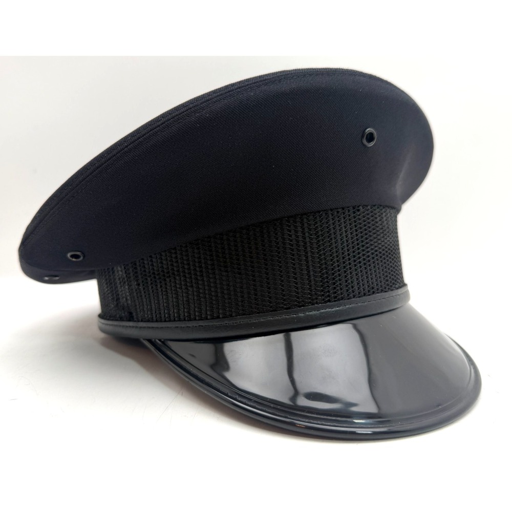 Bayly Police Dress Hat Midnight Navy High Gloss Visor | Men's Small 6 7/8" - 7"